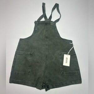 Zenana overalls ash grey size M NWT